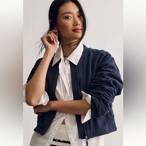 Anthro’s Pilcro Knit Bomber Jacket